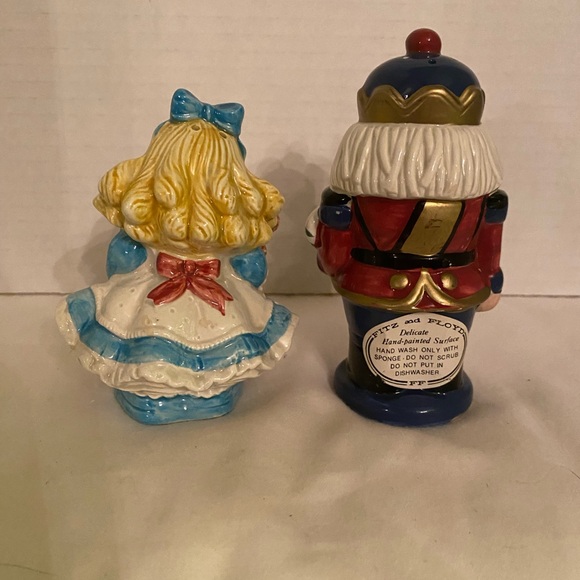 Fitz Floyd Nutcracker Sweet Suite Retired Salt Pepper Shaker Set (2) - Picture 2 of 5